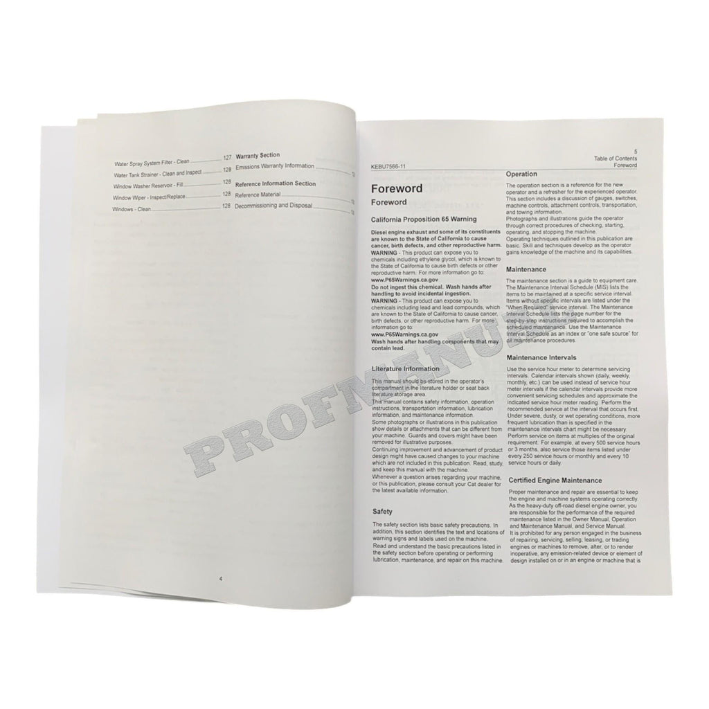 Caterpillar CB44B Vibratory Asphalt Compactor Operators Maintenance Manual
