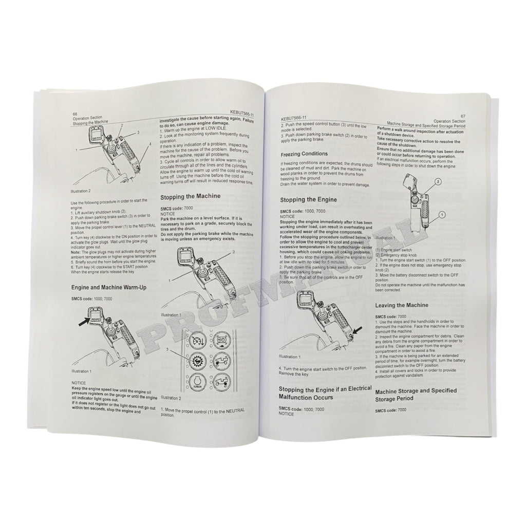 Caterpillar CB44B Vibratory Asphalt Compactor Operators Maintenance Manual