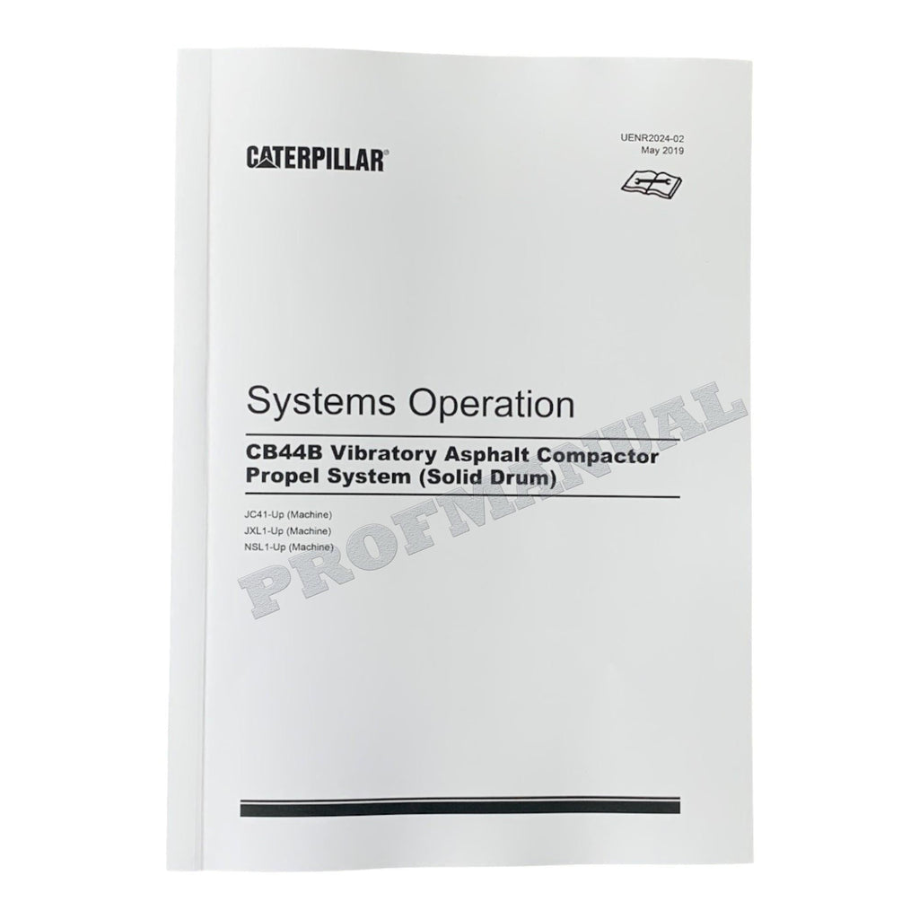 Caterpillar CB-44B VIBRATORY COMPACTOR Full Service Manual *Send serial number