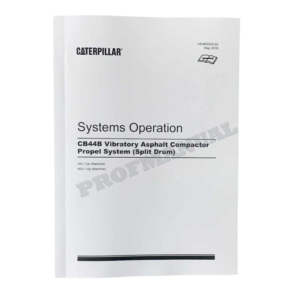 Caterpillar CB-44B VIBRATORY COMPACTOR Full Service Manual *Send serial number