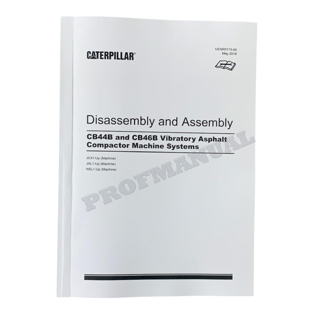 Caterpillar CB-44B VIBRATORY COMPACTOR Full Service Manual *Send serial number