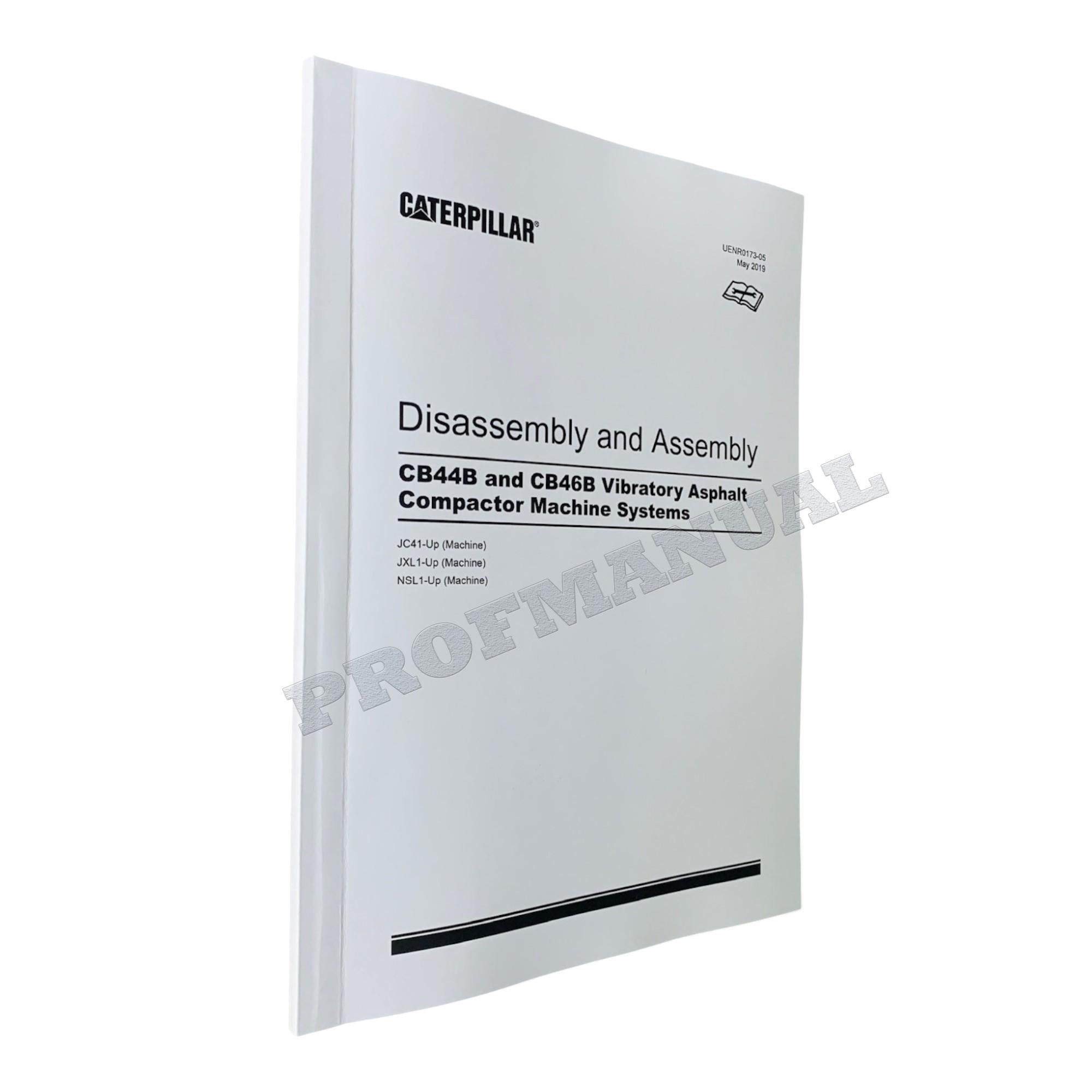 Caterpillar Cat CB44B CB46B Compactor Disassembly Assembly Service Manual