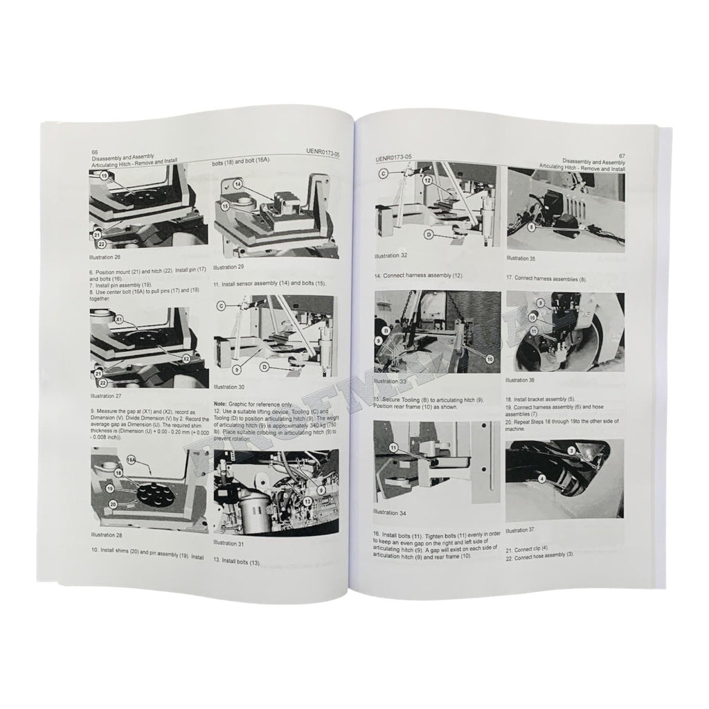 Caterpillar Cat CB44B CB46B Compactor Disassembly Assembly Service Manual