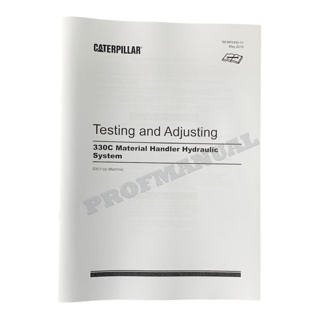 Caterpillar 330C MATERIAL HANDLER Full Service Manual *Send serial number