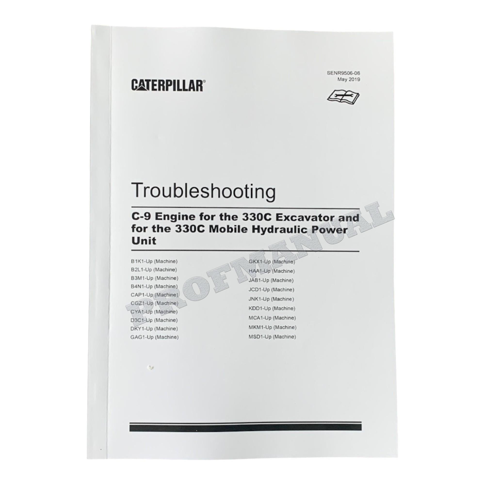 Caterpillar 330C MATERIAL HANDLER Full Service Manual *Send serial number