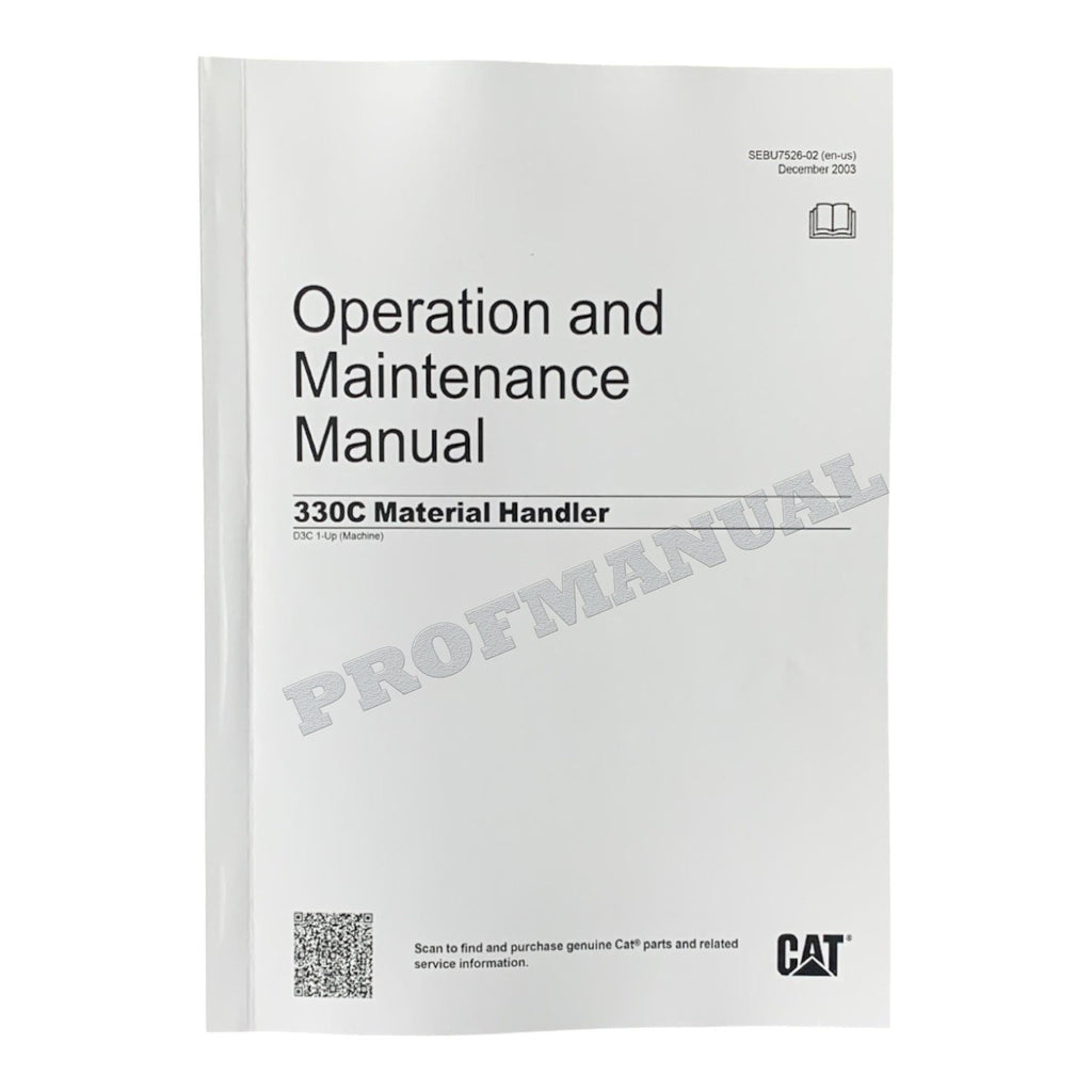 Caterpillar 330C MATERIAL HANDLER Full Service Manual *Send serial number
