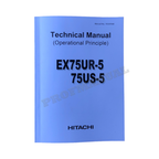 HITACHI EX75UR-5 EX75US-5 EXCAVATOR SERVICE MANUAL TO197E00