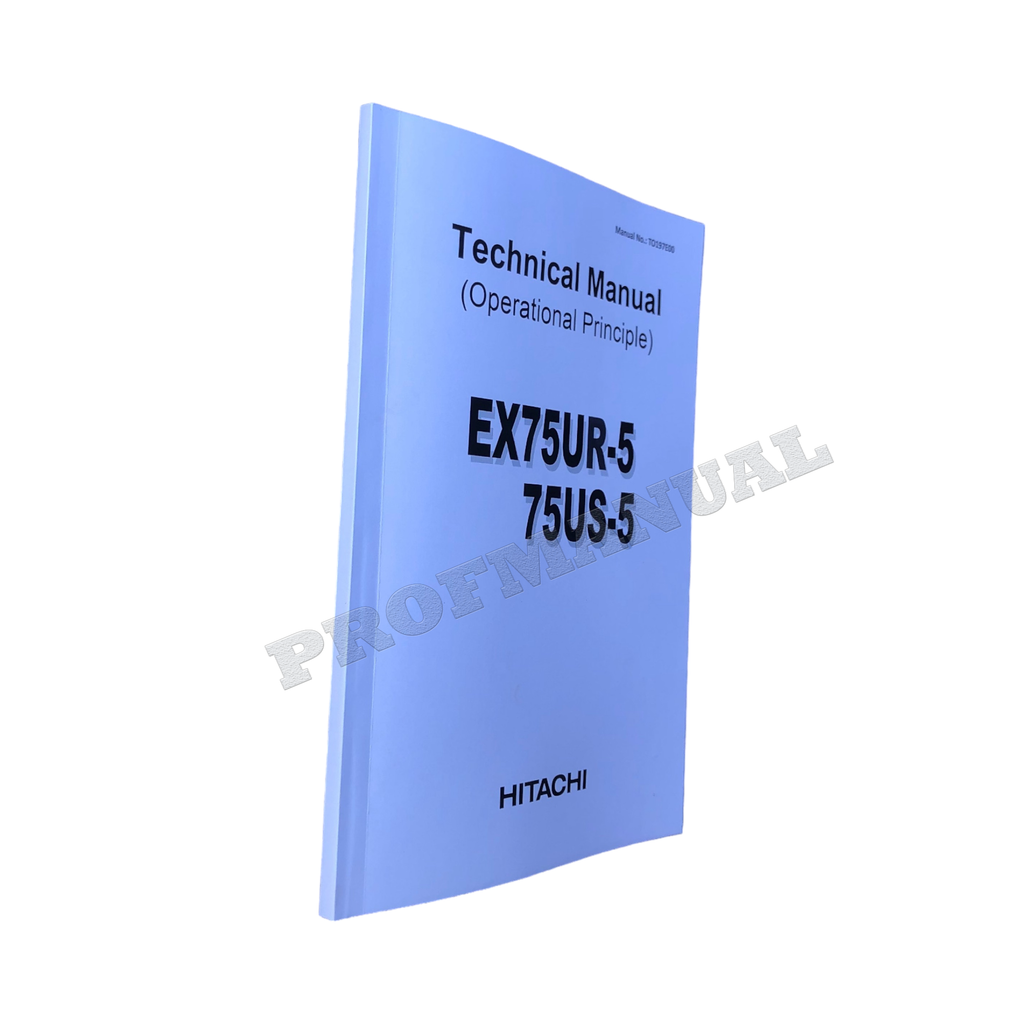 HITACHI EX75UR-5 EX75US-5 EXCAVATOR SERVICE MANUAL TO197E00