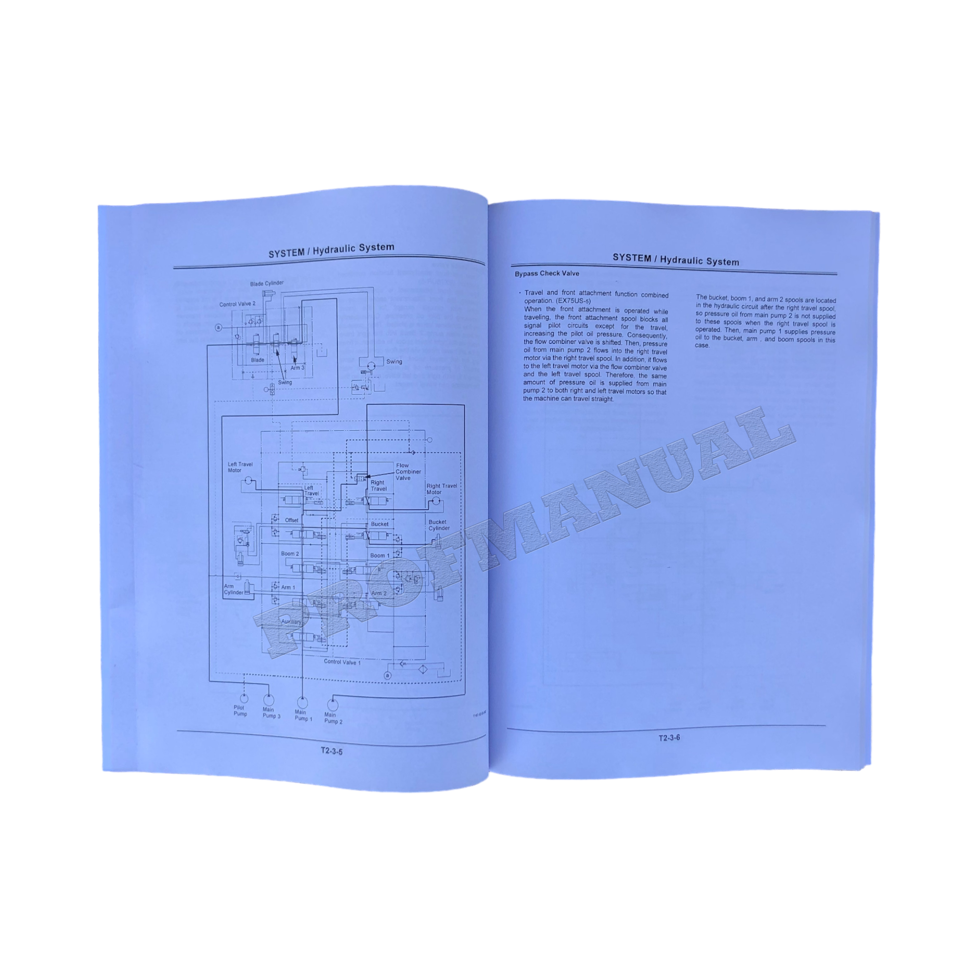 MANUAL DE SERVICIO DE LA EXCAVADORA HITACHI EX75UR-5 EX75US-5 TO197E00