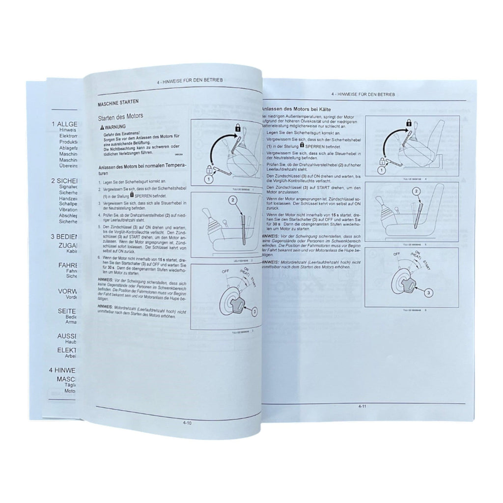 New Holland E16B E18B Bagger Betriebsanleitung 47883510