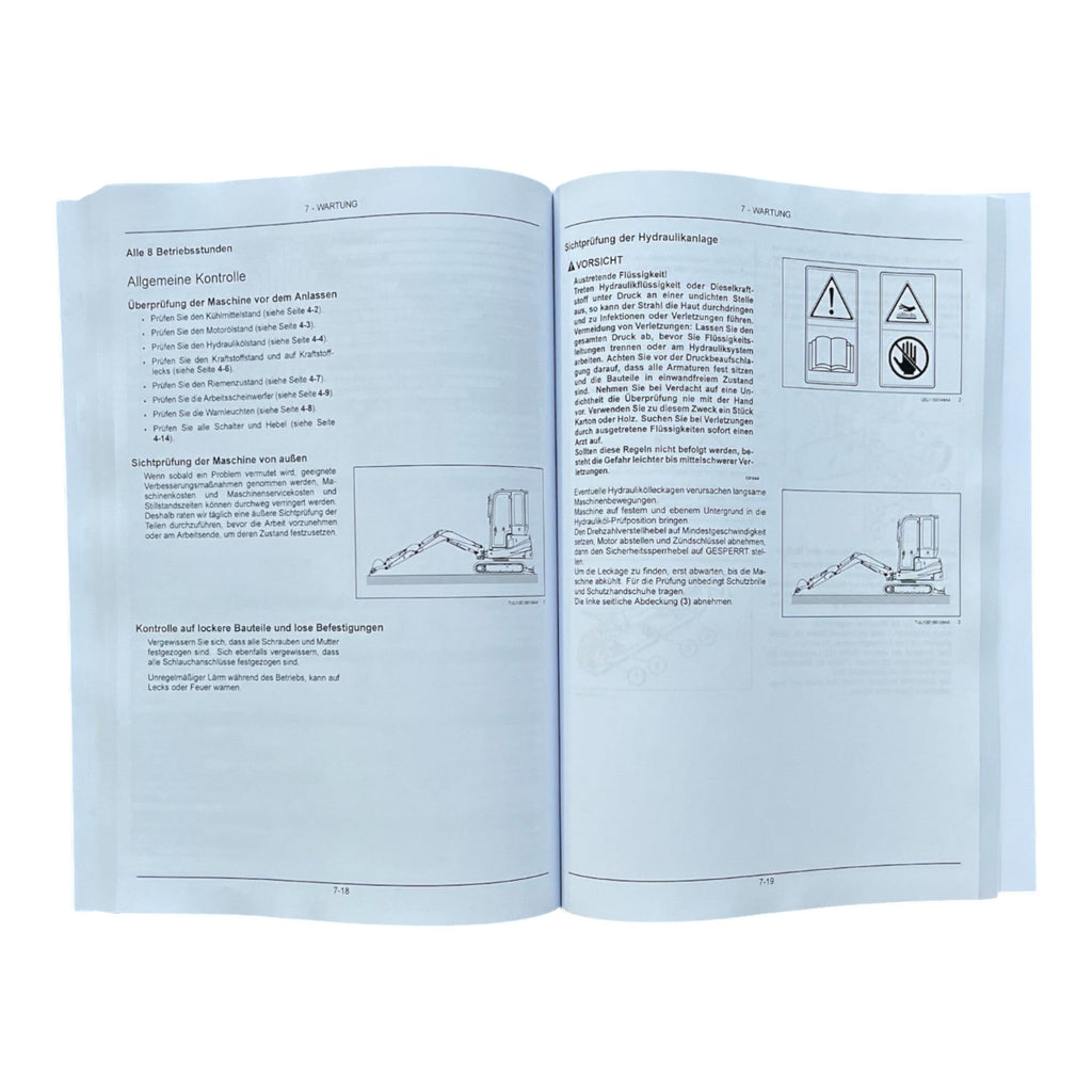 New Holland E16B E18B Bagger Betriebsanleitung 47883510