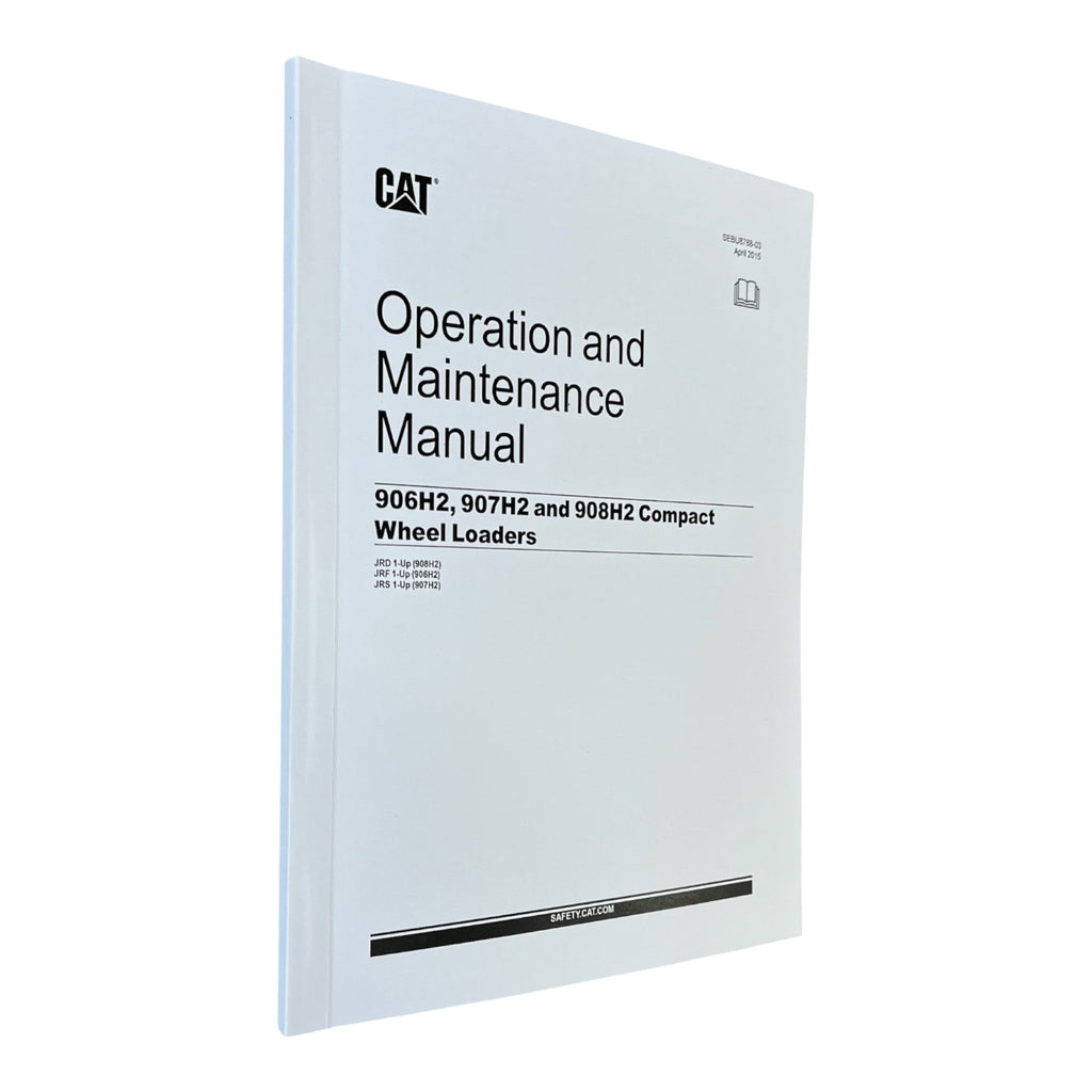 Caterpillar 906H2 907H2 908H2 Compact Wheel loader Operators Maintenance Manual