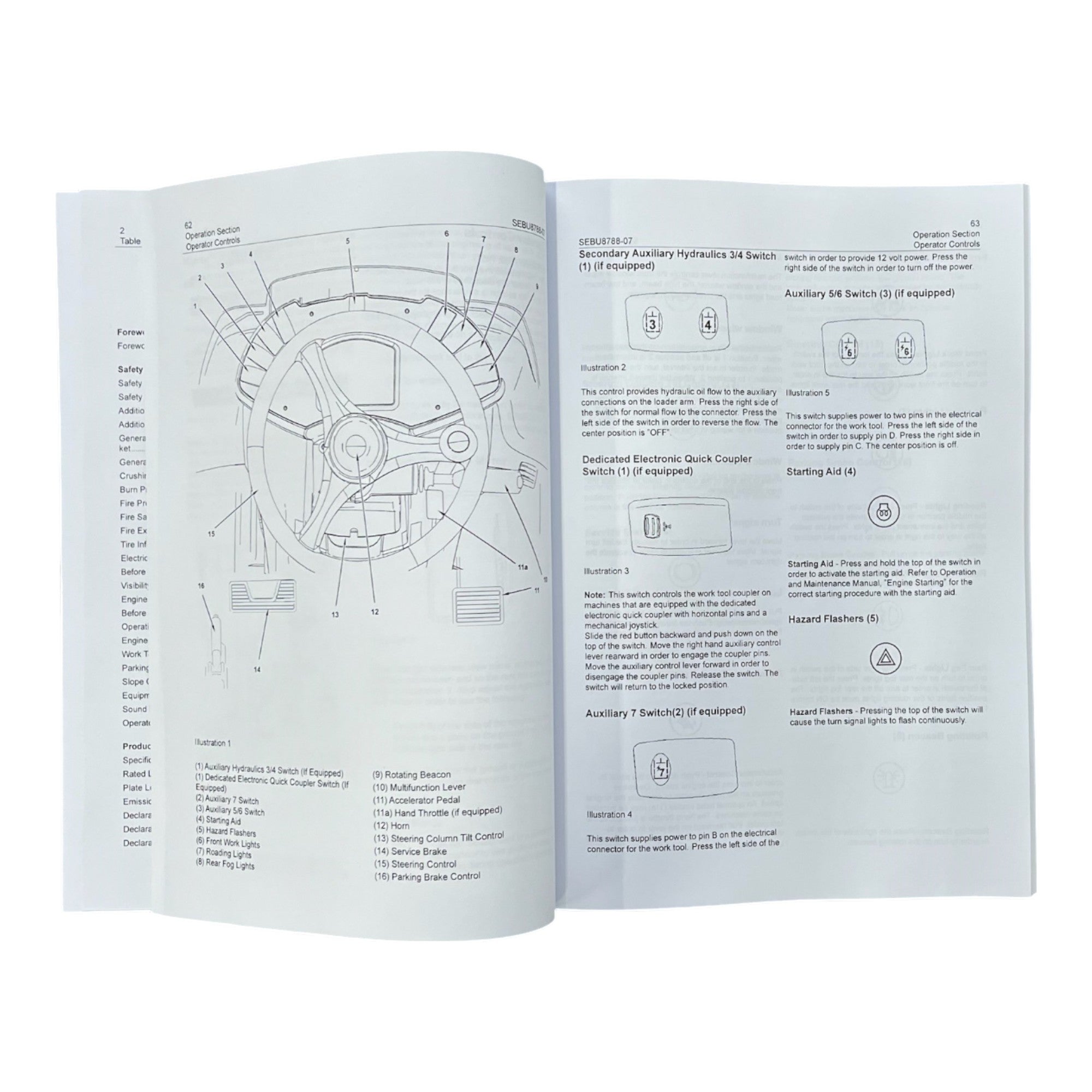 Caterpillar 906H2 907H2 908H2 Compact Wheel loader Operators Maintenance Manual
