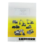 Liebherr L542-435 Wheel Loader Operators manual