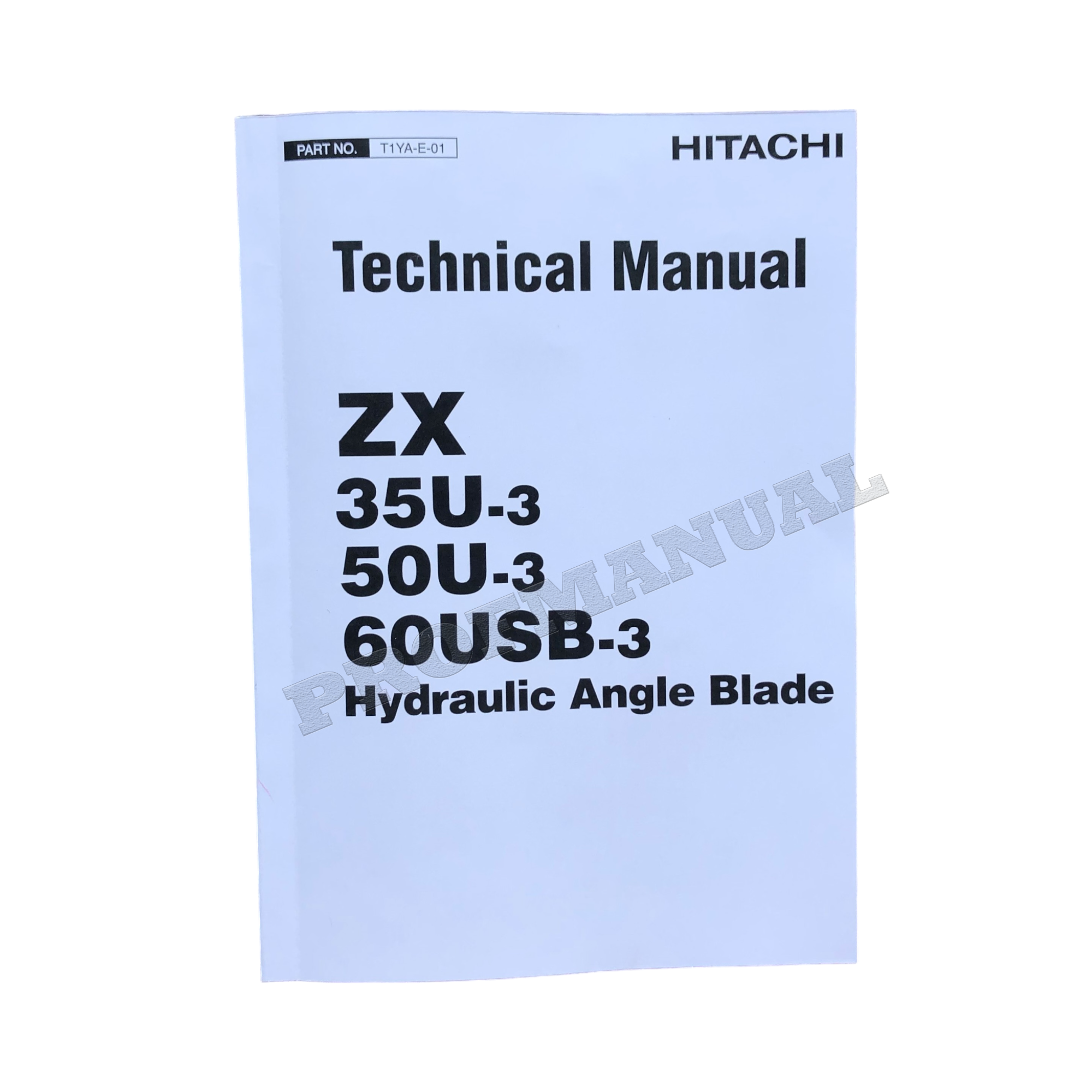 HITACHI ZAXIS 50U-3 60USB-3 EXCAVATOR Angle Blade SERVICE MANUAL
