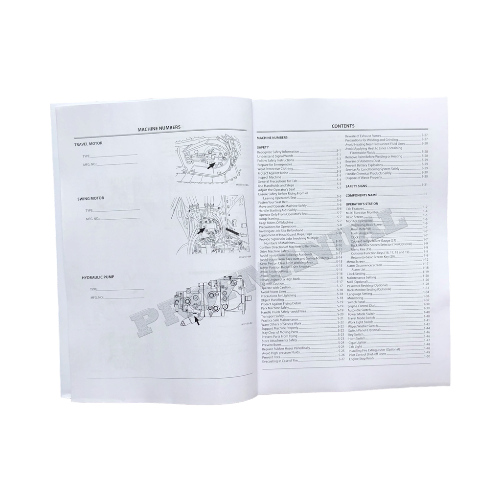 HITACHI ZAXIS ZX 85USB-3 EXCAVATOR OPERATORS MANUAL