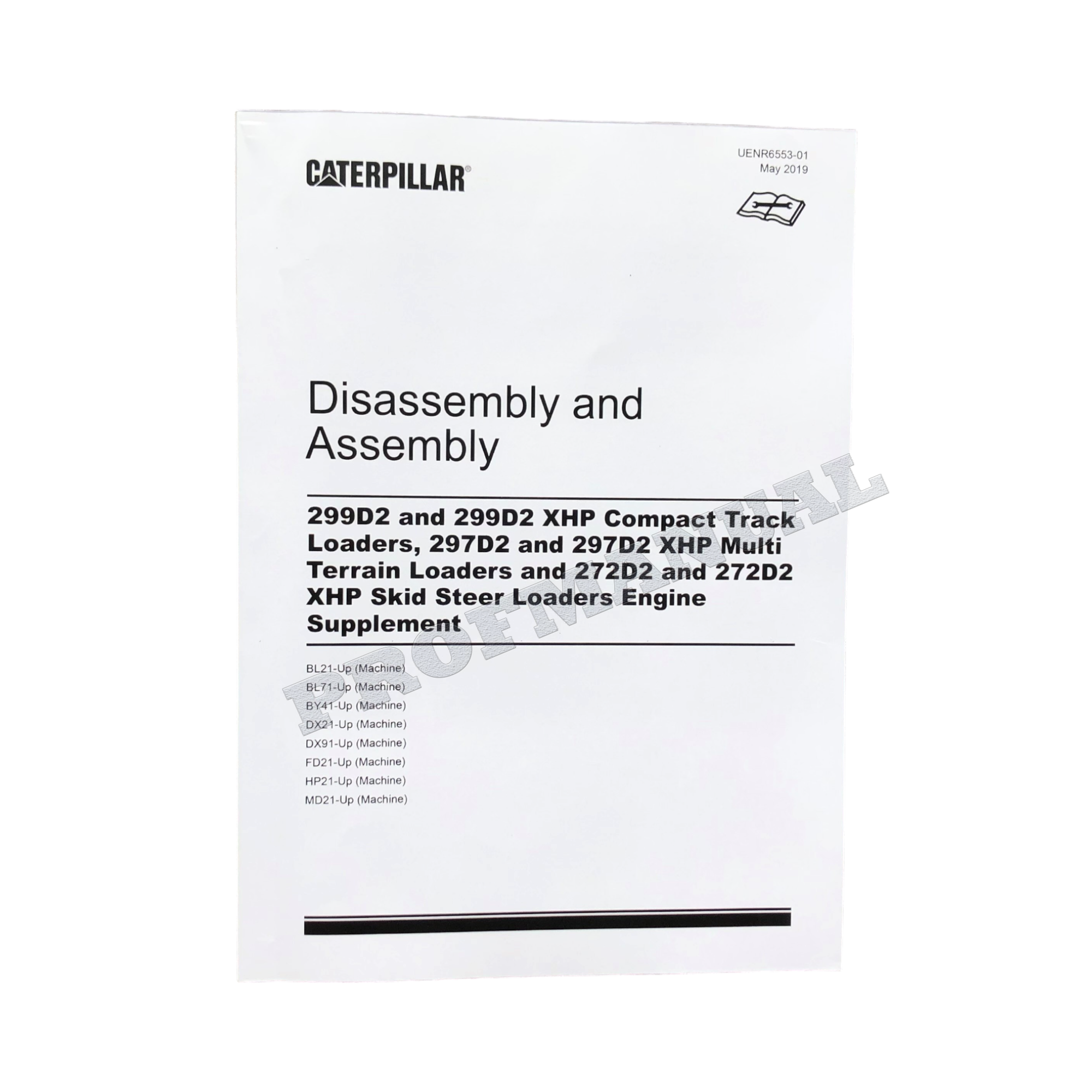 Manual de servicio del motor del cargador Caterpillar 299D2 297D2 272D2 Desmontaje Montaje