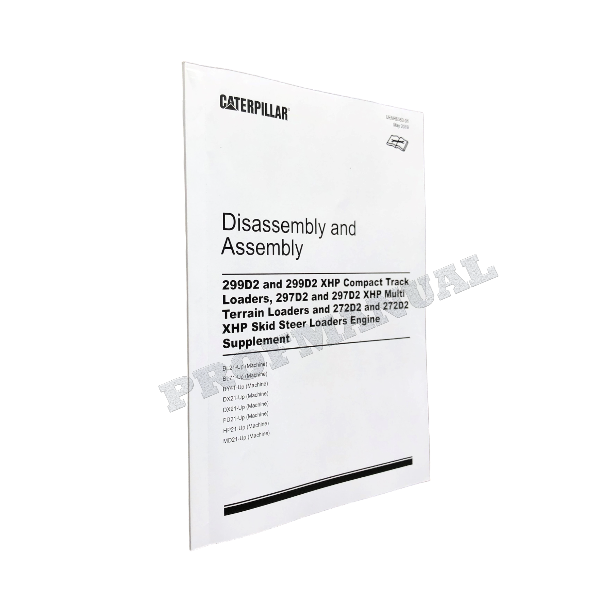 Manual de servicio del motor del cargador Caterpillar 299D2 297D2 272D2 Desmontaje Montaje