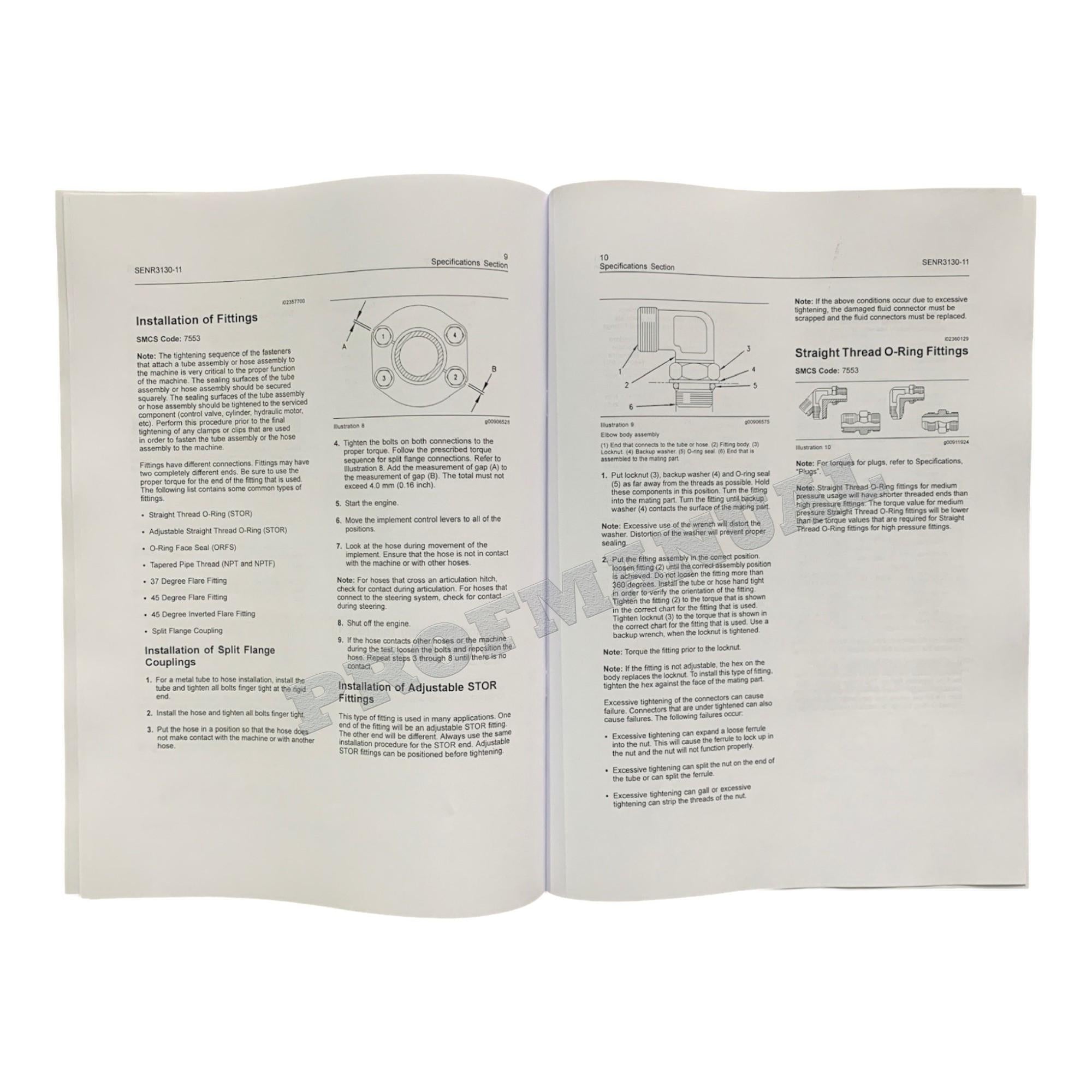 Caterpillar Torque Specification Service Manual SENR3130-20
