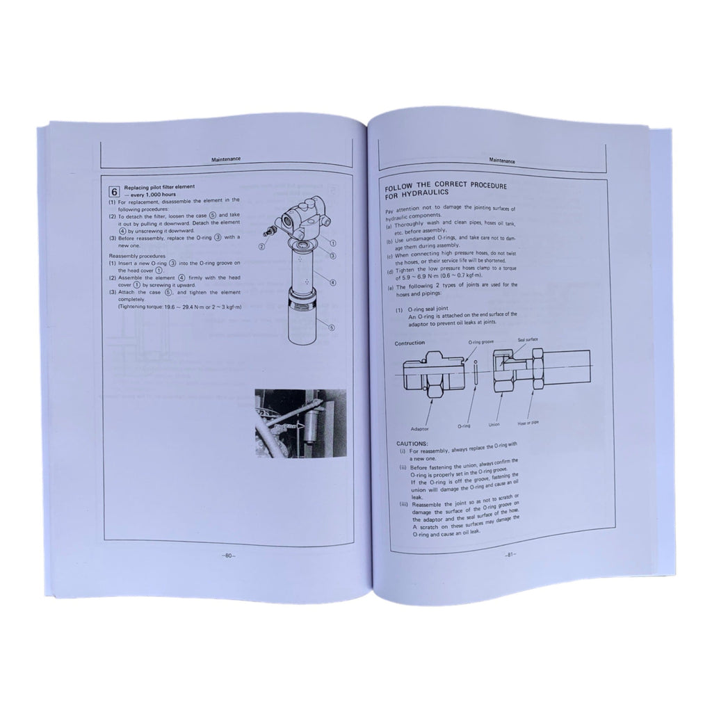 HITACHI EX200 EX200LC EXCAVATOR OPERATORS MANUAL
