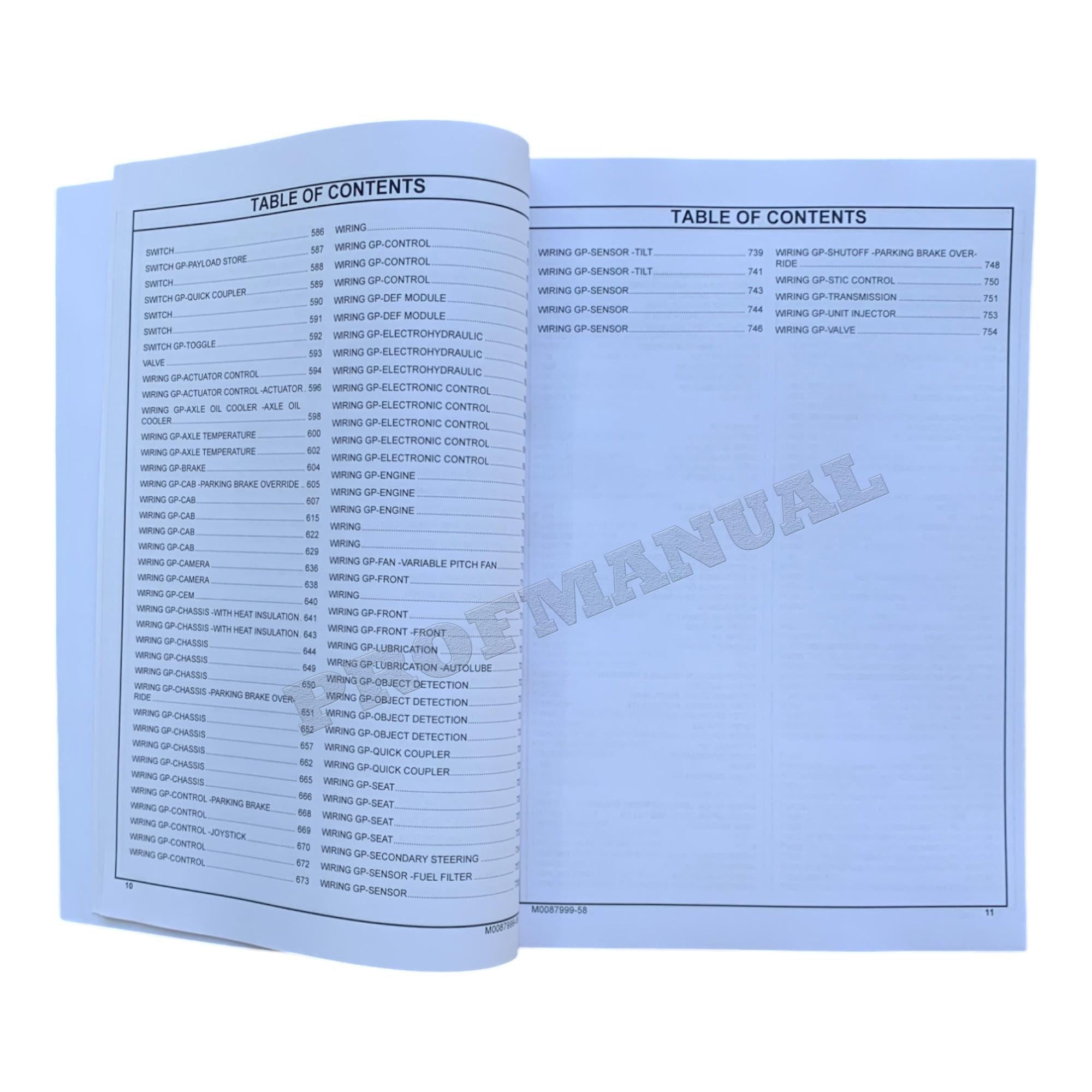 Caterpillar Cat 980M Wheel Loader Parts Catalog Manual M0087999