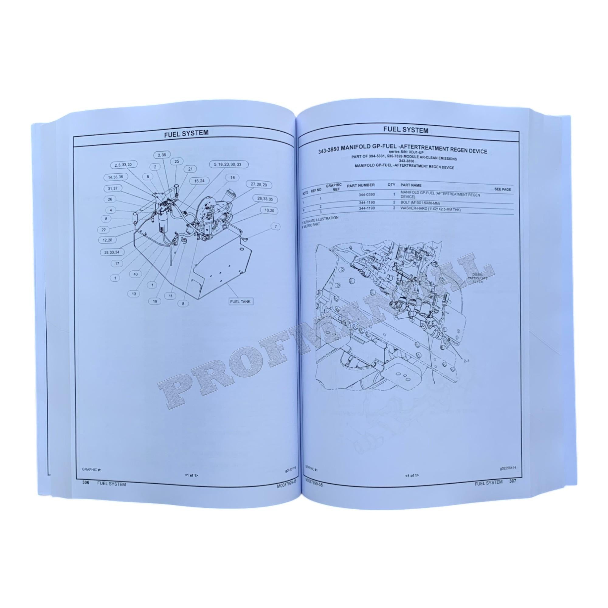 Caterpillar Cat 980M Wheel Loader Parts Catalog Manual M0087999