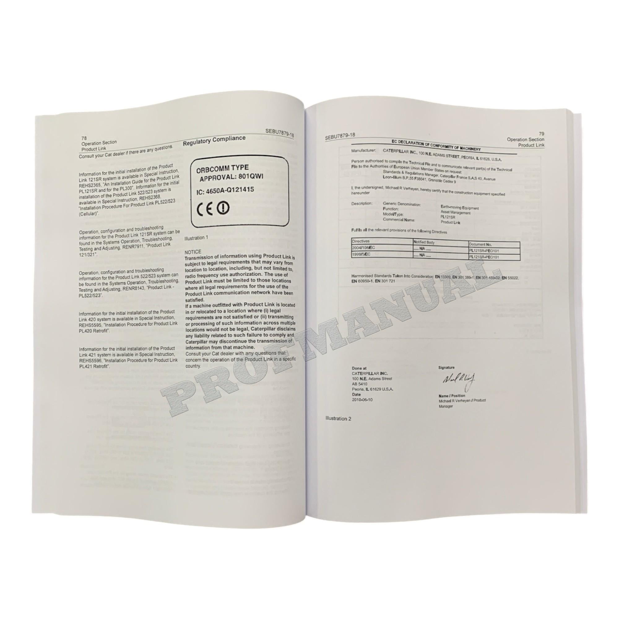 Caterpillar 980H Wheel Loader Operators Maintenance Manual SEBU7879