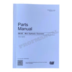 Caterpillar Cat 300.9D Mini Hydraulic Excavator Parts Catalog Manual M0064394