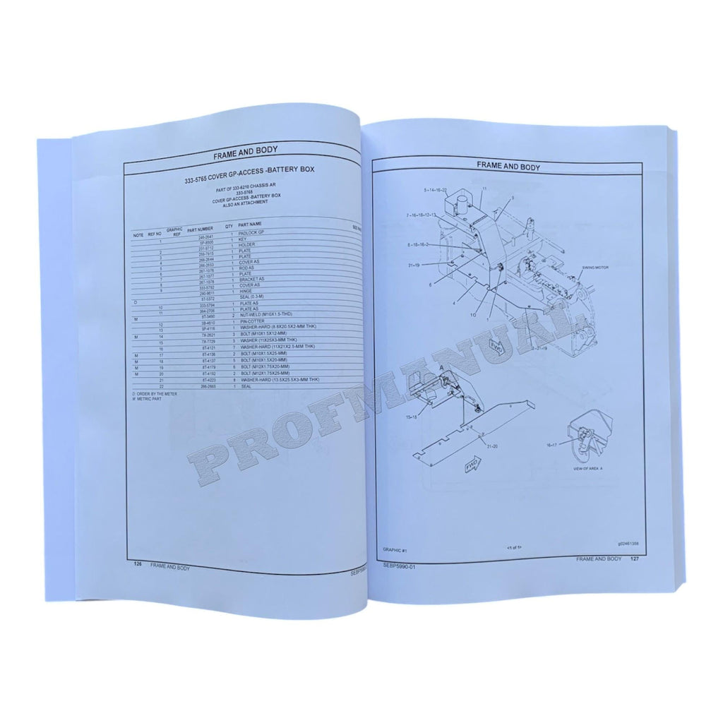 Caterpillar Cat 306 Excavator Parts Catalog Manual
