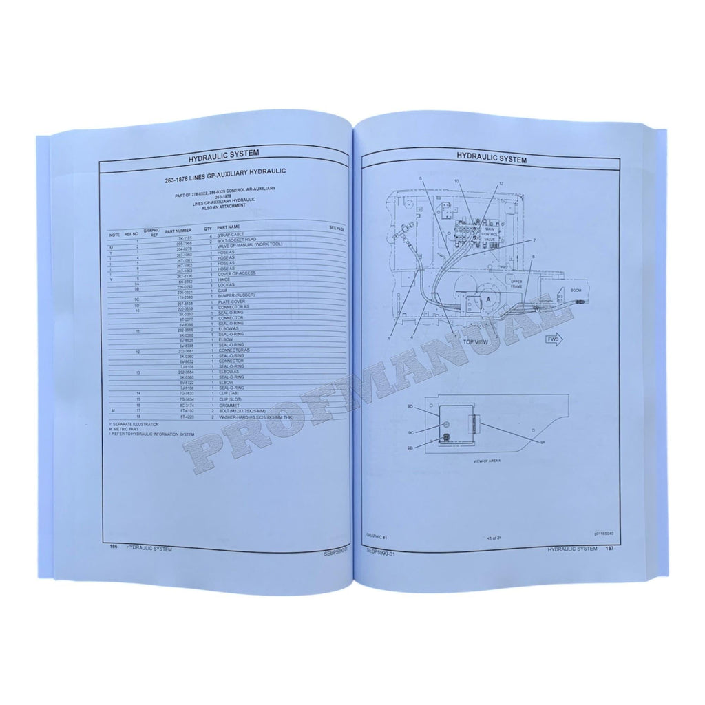 Caterpillar Cat 306 Excavator Parts Catalog Manual