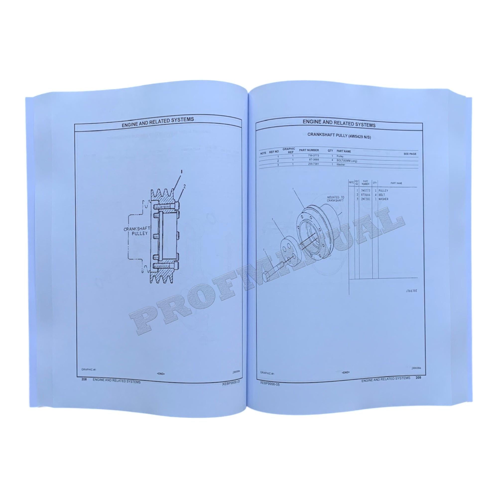 Caterpillar Cat E120B Track Type Excavator Parts Catalog Manual 2ZF1-UP 6JF1-Up