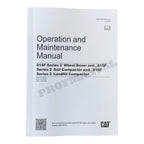 Caterpillar 814F Dozer 815F 816F Series 2 Compactor Operators Maintenance Manual