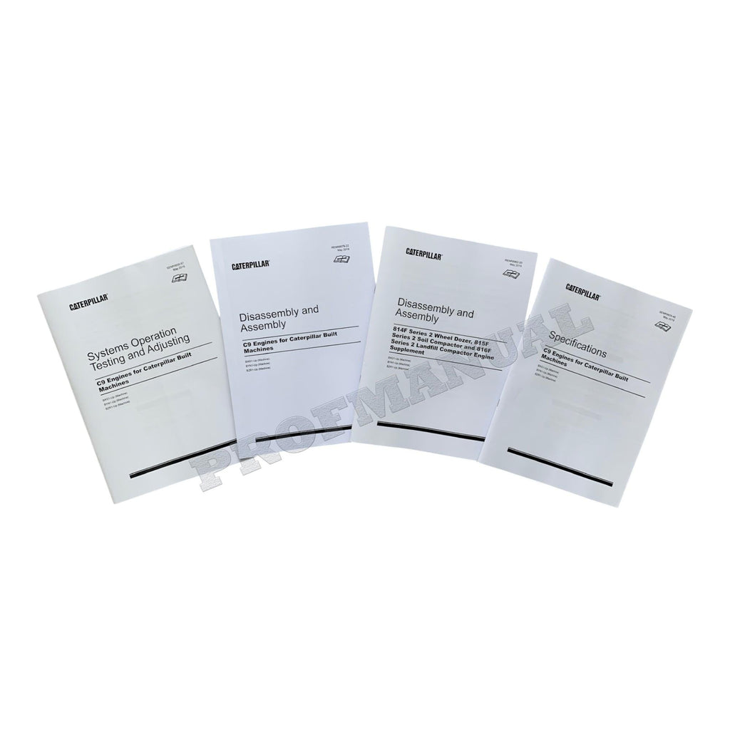 Caterpillar C9 Engine Operation Adjusting Disassem Assem FULL Service Manual *Send S.N.