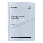Manual de servicio de desmontaje y montaje del tren de potencia de la niveladora Caterpillar 143H y 163H RENR4139