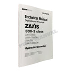 Hitachi ZX350LCH-3 ZX350LCK-3 Excavator Operat Principle Service manual +BONUS