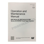 Caterpillar D3C D4C D5C Series3 HYSTAT Tractor Operators Maintenance Manual