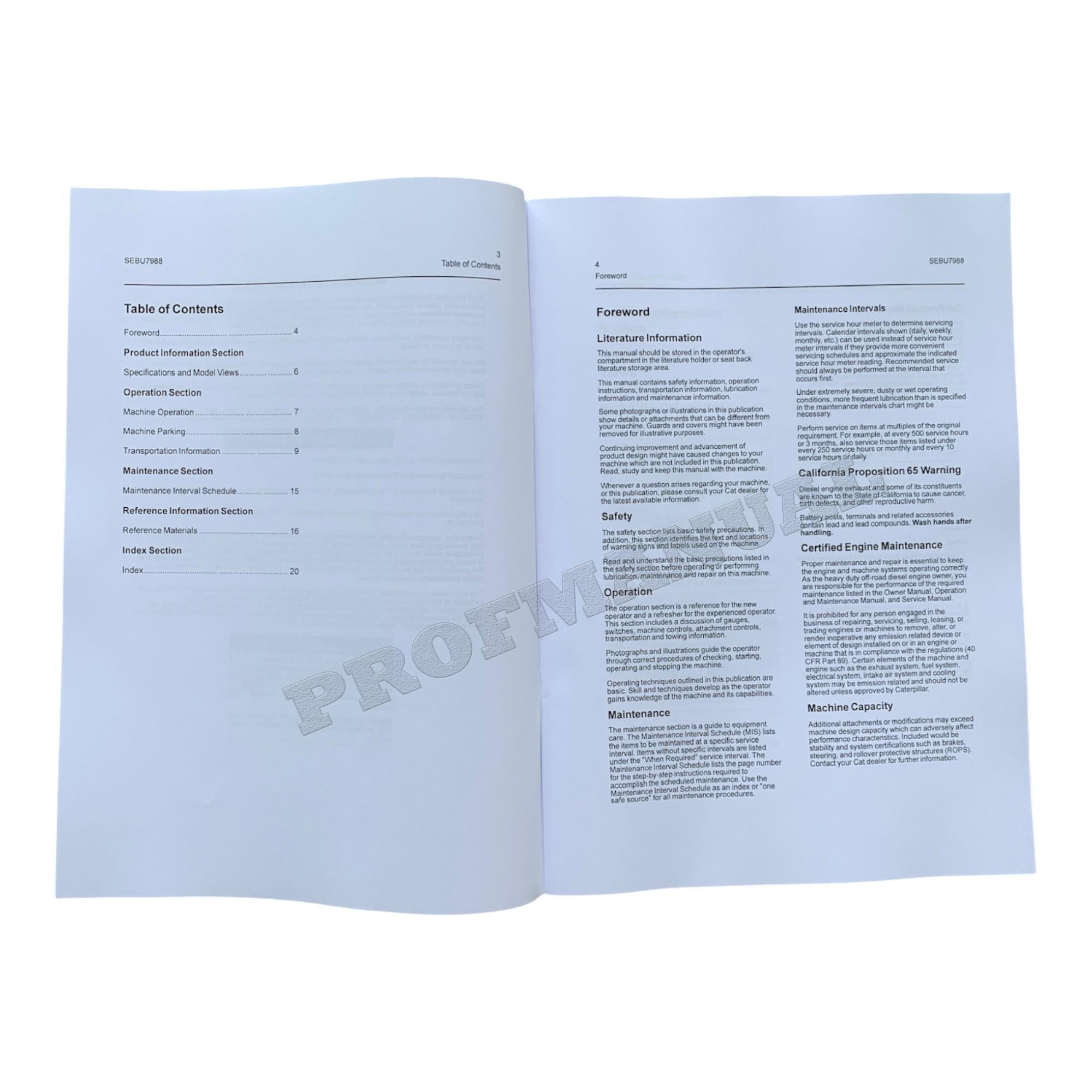 Manual de mantenimiento del operador del minicargador Caterpillar 216B 226B 232B SUPPL