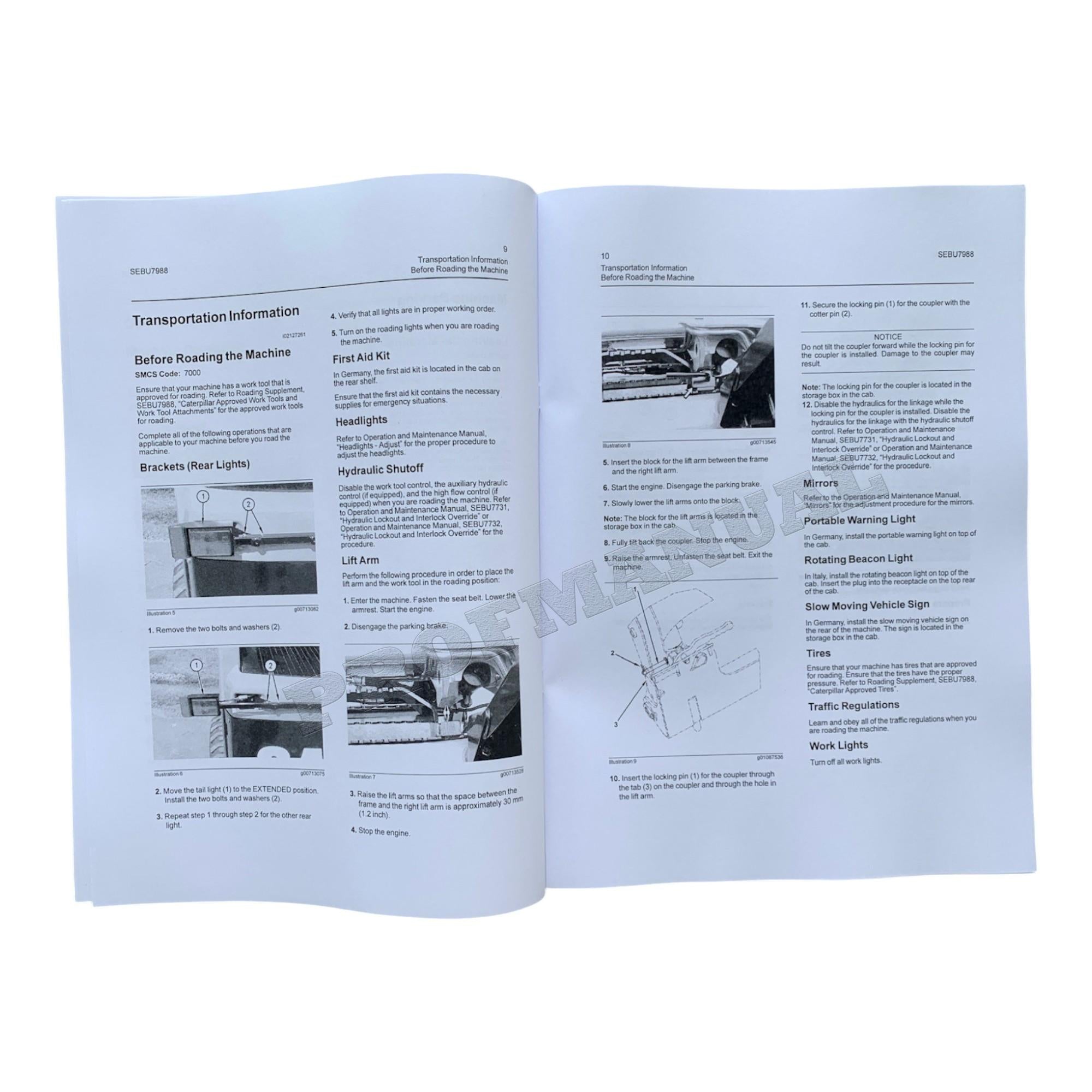 Manual de mantenimiento del operador del minicargador Caterpillar 216B 226B 232B SUPPL