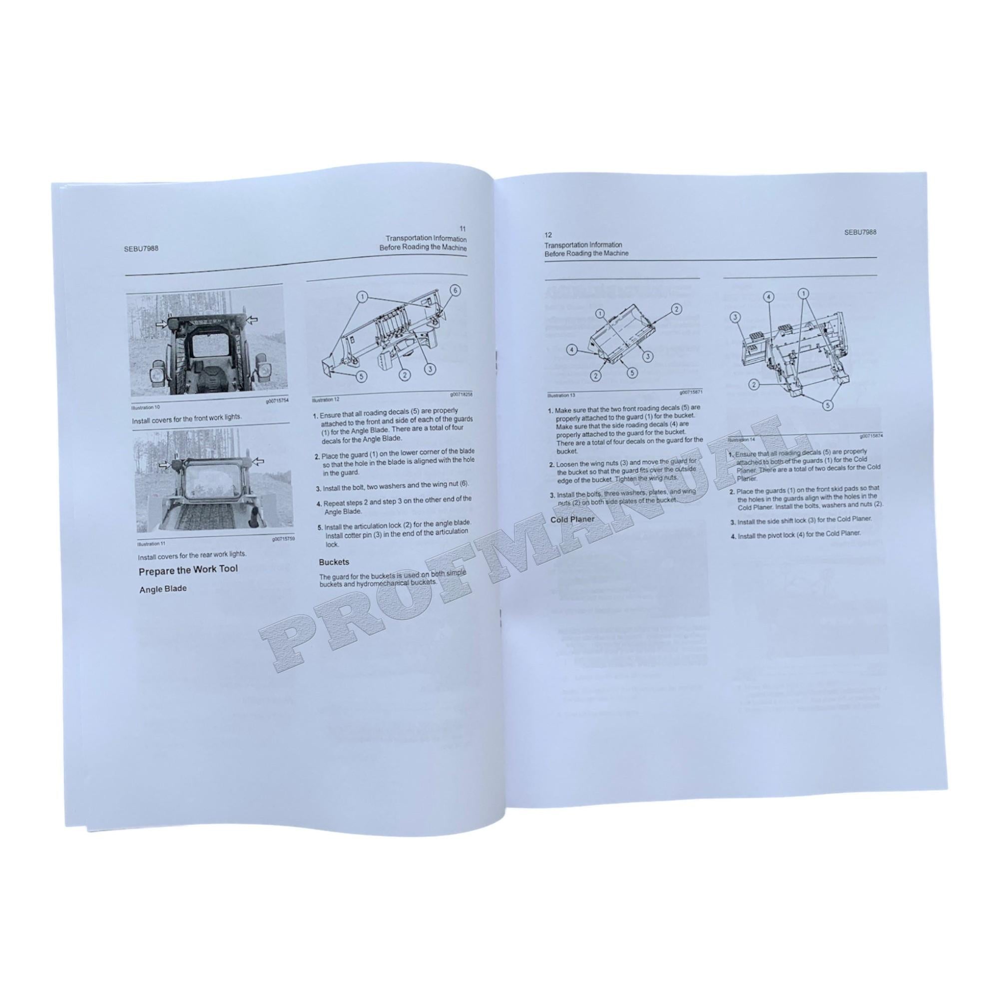 Manual de mantenimiento del operador del minicargador Caterpillar 216B 226B 232B SUPPL