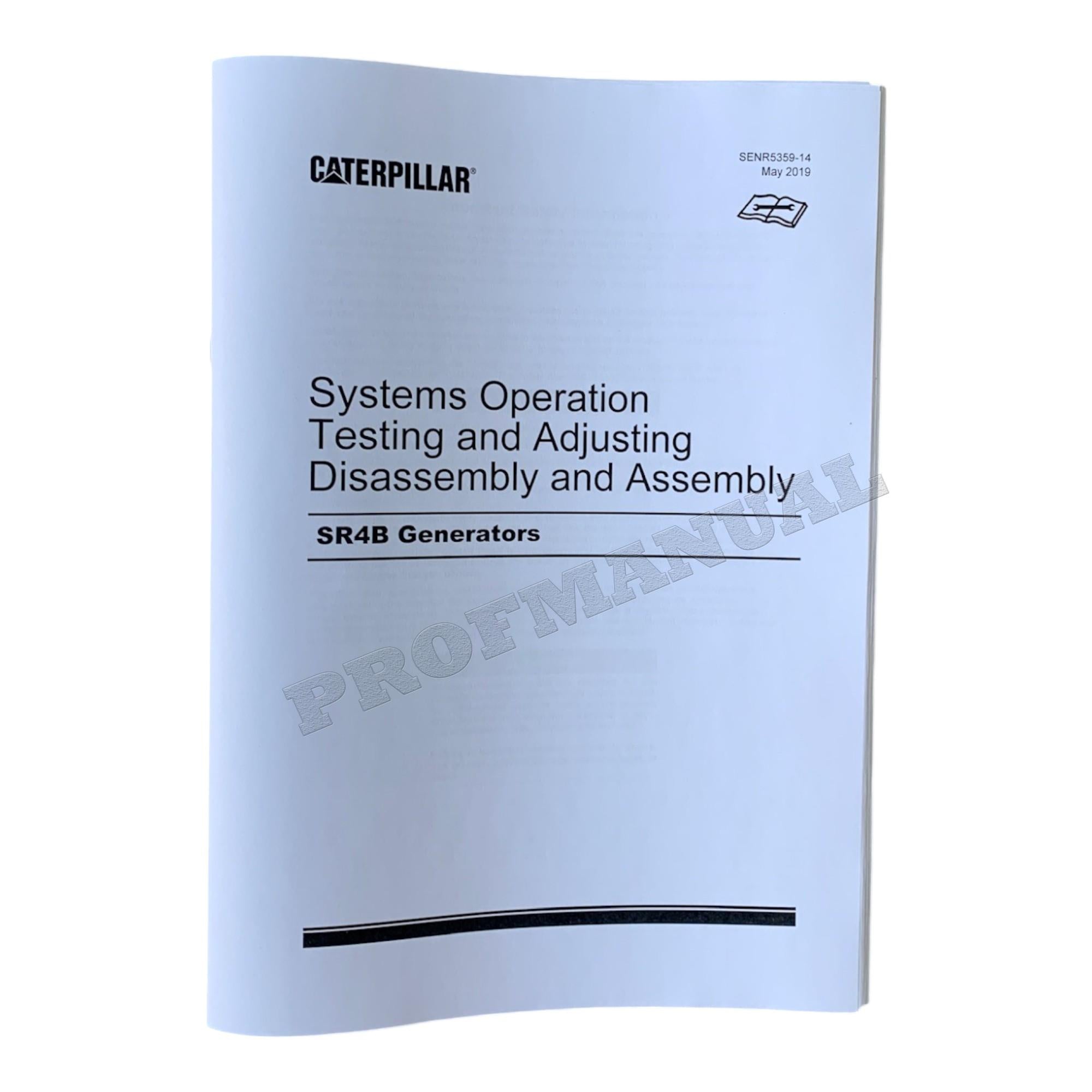 Caterpillar Cat SR4B Generators Disassembly Assembly Manual