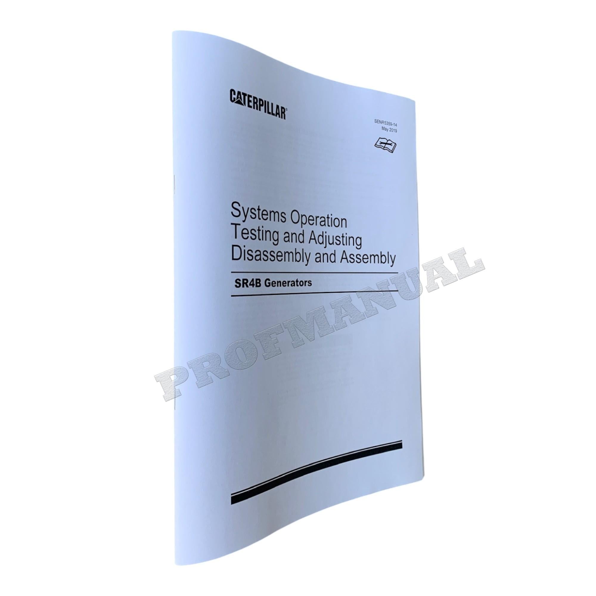 Caterpillar Cat SR4B Generators Disassembly Assembly Manual