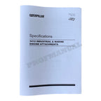 Caterpillar 3408C 3412C Industrial Engine Full Service Manual