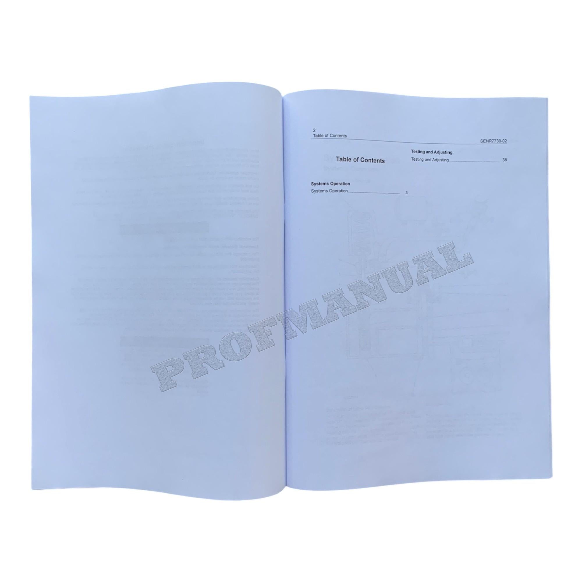 Caterpillar 3412 Industrial Marine Engine Service Manual SN 38S1-UP *Send serial number