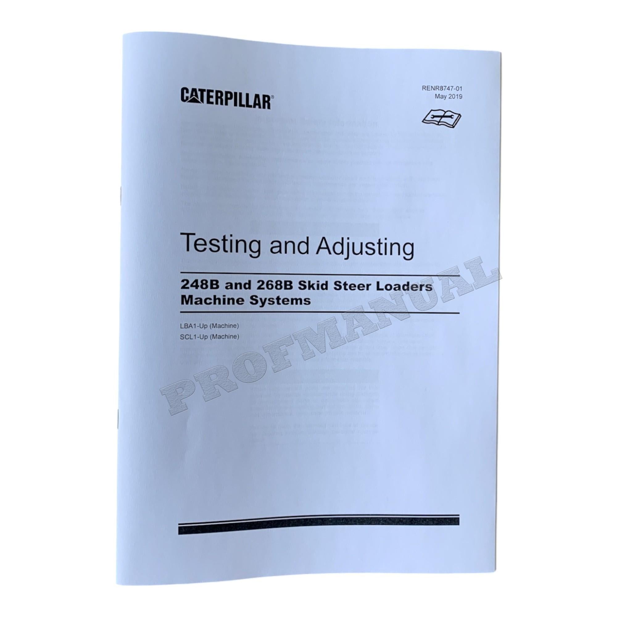 Manual de servicio completo del minicargador Caterpillar 248B 268B *Enviar número de serie