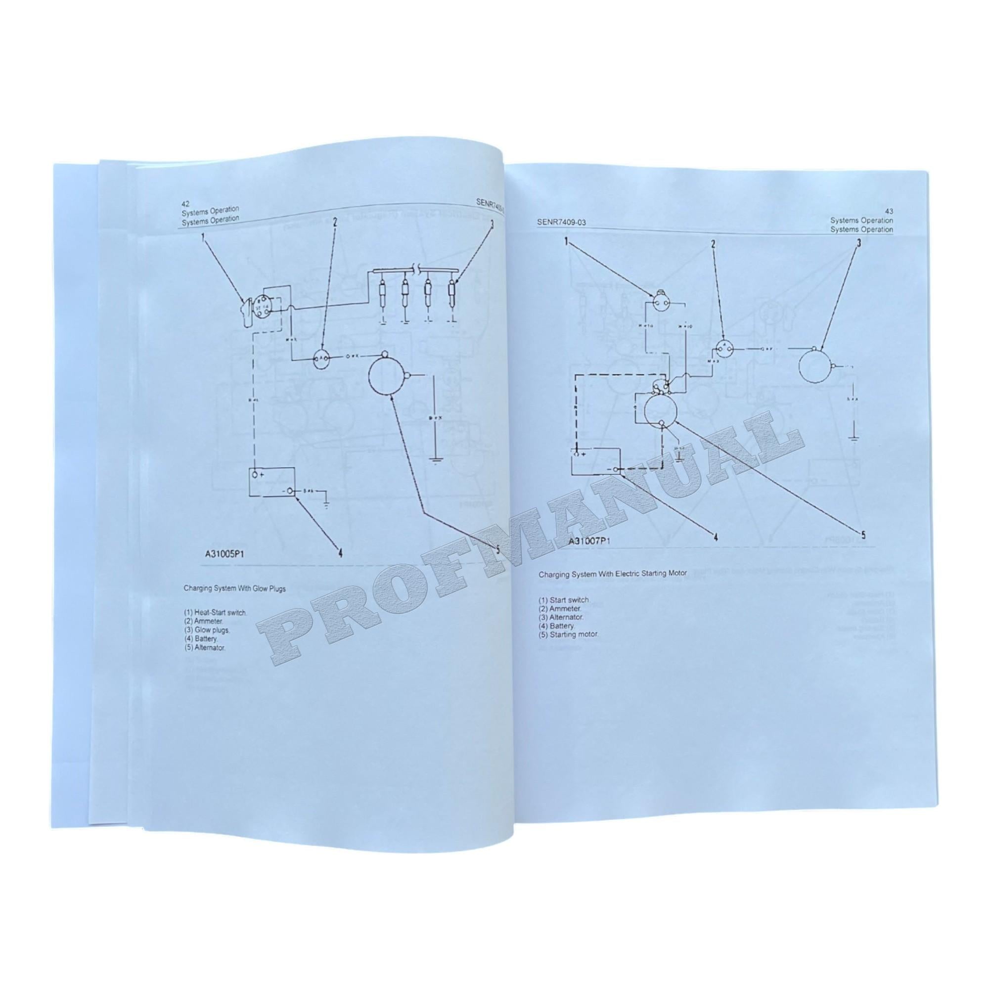 Caterpillar 3412 Industrial Marine Engine Service Manual SN 38S1-UP *Send serial number