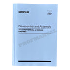 Caterpillar 3412 INDUSTRIAL MARINE Engine Disassembly Assembly Service Manual