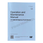Caterpillar Cat 777 Off Highway Truck Operators Maintenance Manual M0135581