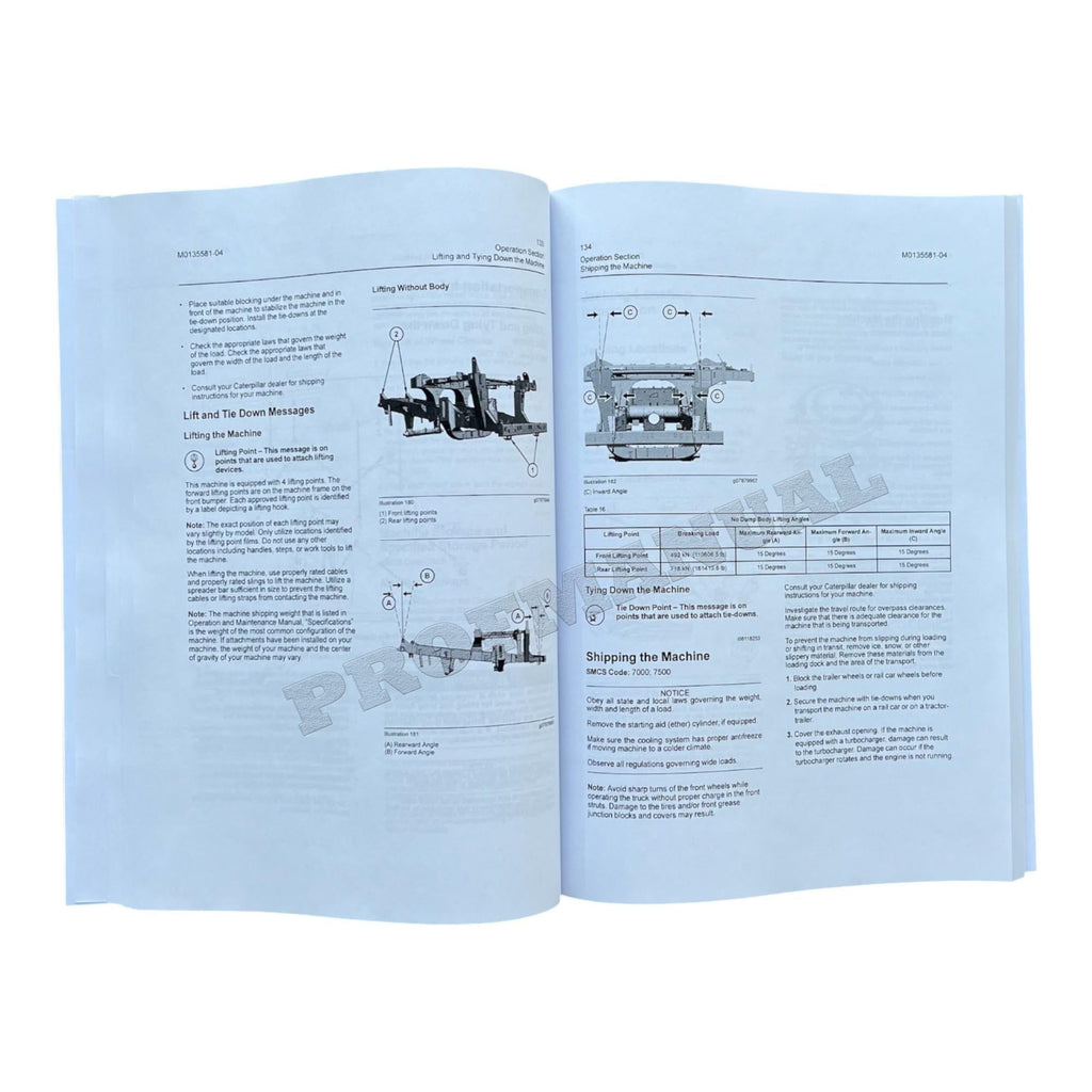 Caterpillar Cat 777 Off Highway Truck Operators Maintenance Manual M0135581