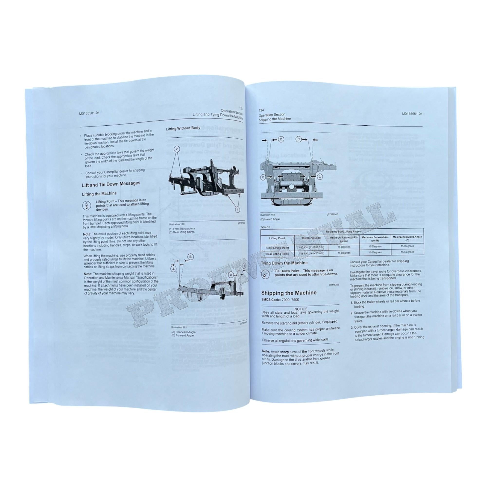 Caterpillar Cat 777 Off Highway Truck Operators Maintenance Manual M0135581