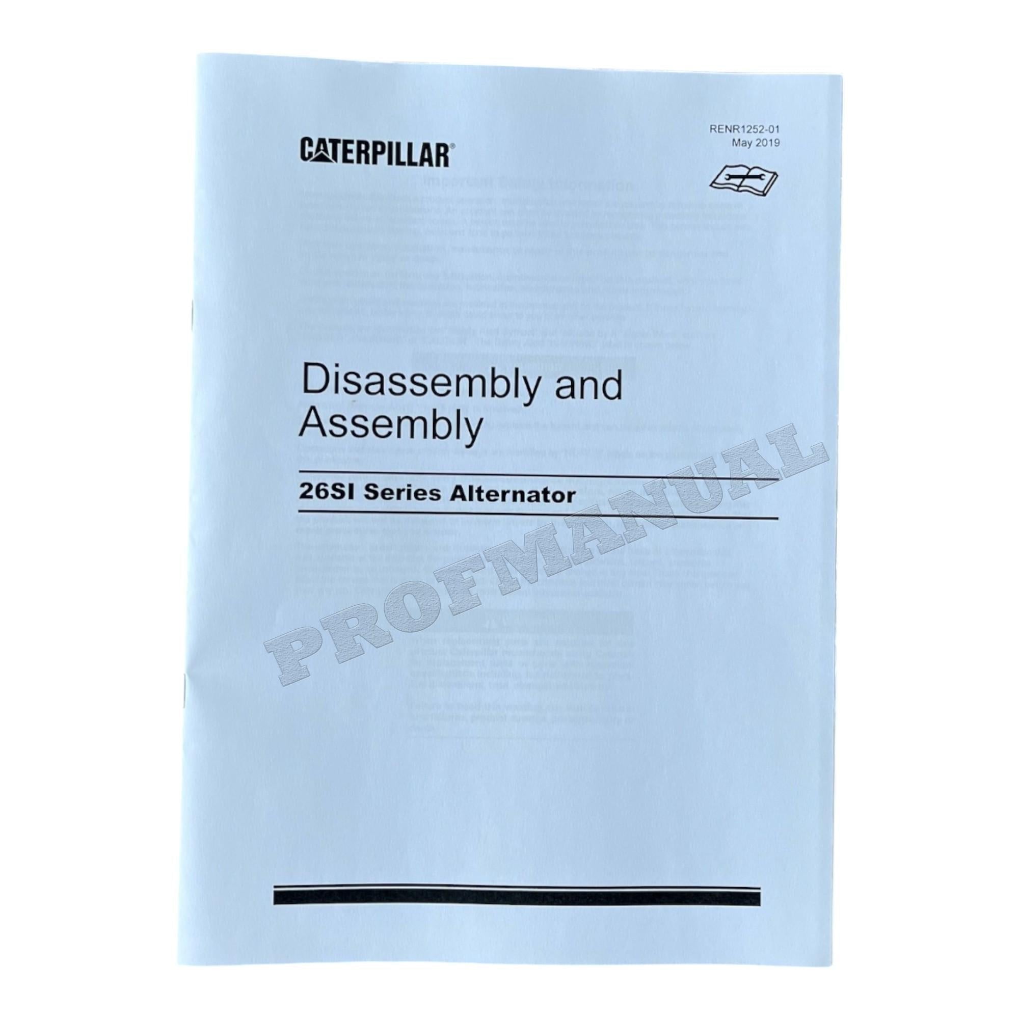Caterpillar 3408C 3412C Industrial Engine Full Service Manual
